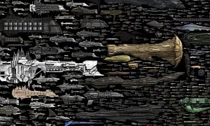Every Sci-Fi Spaceship in One Image: Amazing Comparison Chart