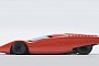 Evinetta Is a 1970s Ferrari Concept-Based EV Starring in Intense CGI Short Film