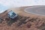 Evo Driven by Jeremy Foley Jumps Off Cliff at Pikes Peak