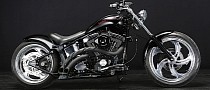 Evolution-Engined Harley-Davidson Black Belly Is Black Everywhere, Actually