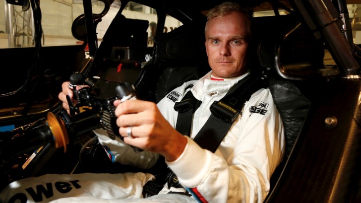 Heikki Kovalainen aboard a BMW M4 DTM