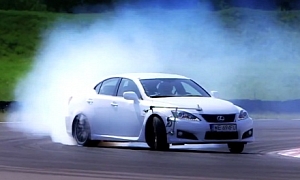 Ex Stig Takes the Lexus IS F on the Track