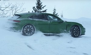 Ex-Top Gear Co-Host Drives the Porsche Taycan Sport Turismo, Review Doesn't Go as Planned