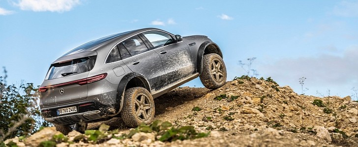 Examining the Off-Road Capabilities of the Mercedes EQC 4x4 concept