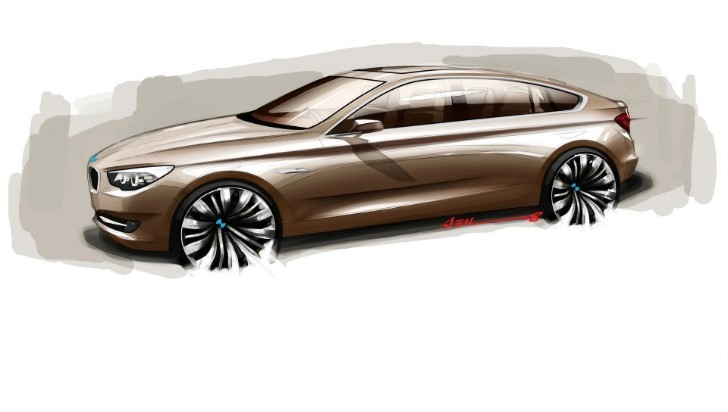 BMW 5 Series GT Concept Drawing