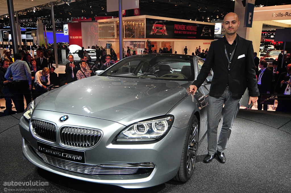 Nader Faghihzadeh with his latest creation - the BMW 6 Series Concept.