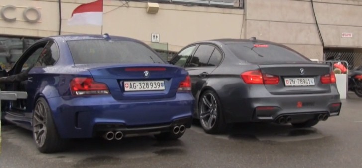 BMW 1M Coupe vs M3