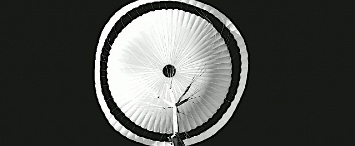 ExoMars parachute deployed