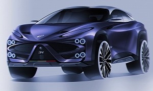 Exotic Pagani 'Lodos' Crossover Goes After Digital Ultra-Luxury Super-SUV Crown