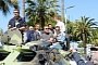 “Expendables 3” Cast Ride on Tanks into Cannes