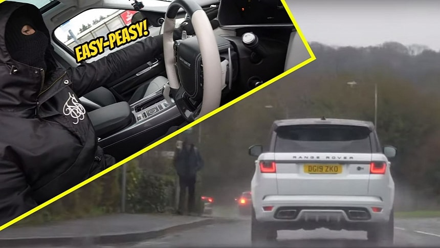 Stealing a Range Rover Sport SVR Is Easy