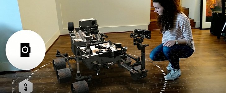 NASA AR app allows users to bring Curiosity rover to life