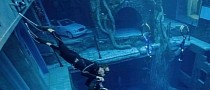 Exploring the Sunken City and Packed Garage in World’s Deepest Pool Is an Eerie Experience