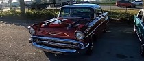 Exquisite 1957 Chevy Bel Air Wears Chrysler Color, Modern Surprise Under the Hood