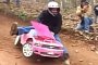 Extreme Barbie Jeep Racing Ankle-Snapping Crash Shows Why They Need Protection Gear