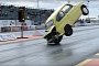 Extreme Fiat 600 Drag Strip Rollover Crash Shows Why You Need a Wheelie Bar