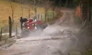 Extremely Poor ATV Driving Skills Lead to Hilarious Crash
