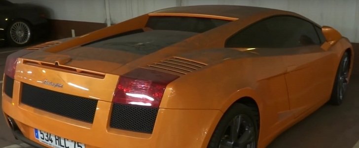 One of the expensive cars in the video is this Lamborghini Gallardo