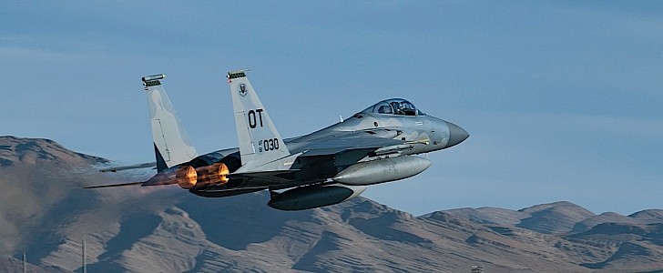 F-15c Eagle leaving Eglin