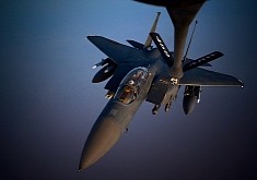 F-15E Strike Eagle In-Flight Closeup Shows All, From Incredible Paint to Pilots and Weapon