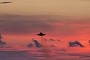 F-15EX Eagle II Takes Off, And the Sky Looks on Fire