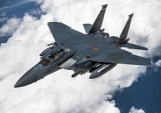 F-15EX on Aerial Refueling Mission Over California Is Pure Visual Delight