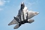 F-22 Raptor Climbs After Tactical Pitch, Hot Engines Make the Rear Look Like It’s Melting