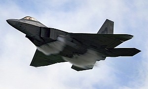 F-22 Raptor Flies So Fast It Gets Two Vapor Tutus Around Its Waist