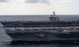 F-35 Fighter Jet Crash-Lands on USS Carl Vinson, Skids Off the Deck and Is Lost at Sea