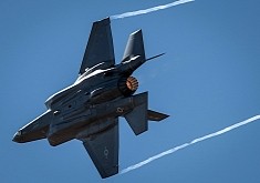 F-35A Lightning II Banks for the Crowds in One of the Last Air Shows of the Year