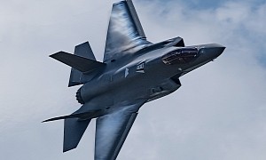 F-35A Lightning II Shows Plenty of Metal Skin During Dedication Pass at Air Show