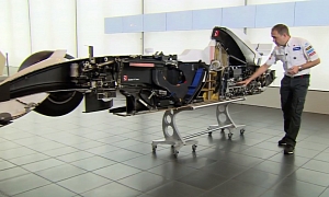 F1 Car Cutaway Explains Racing Anatomy