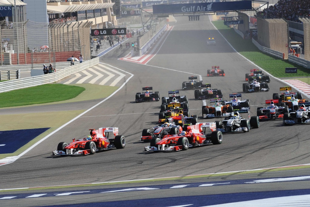 Bahrain GP start - probably the most important part of the race