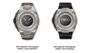 F1 Drivers Lewis Hamilton and Nico Rosberg Designed Their Own IWC Watches