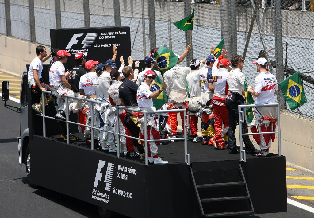 Drivers' parade in F1