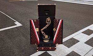 F1 Monaco Grand Prix Trophy to Travel First Class in Louis Vuitton Case