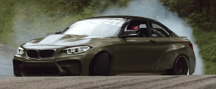 F22 Drift Car Is an 820 HP LS V8 Inside the BMW 2 Series Coupe