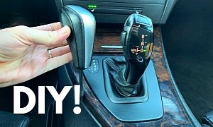 F30-Style Shift Knob in the E90 Is a Weird But Popular Retrofit