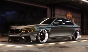 F90 BMW M5 Puts on the VIP Style Attire, Seems Ready to Unite With NFS Heat