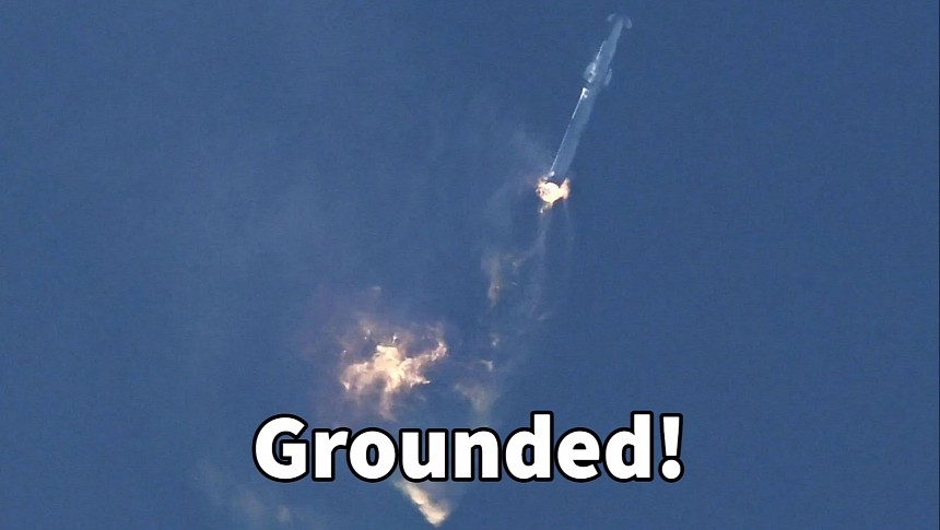 FAA grounds SpaceX Starship after the in-flight explosion