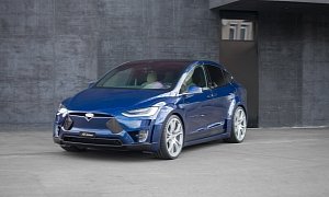 FAB Design Releases Model X Body Kit - the SUV Still Looks Bad, Resembles a Ford
