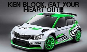 Fabia R5 Concept Revealed ahead of Essen Motor Show Debut: If Ken Block Had a Skoda