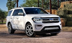 Facelifted 2022 Ford Expedition Rendered, Should Get SYNC 4 Infotainment