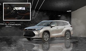 Facelifted 2025 Toyota Highlander Gets Revealed Early Across Imagination Land
