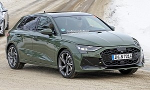 Facelifted Audi A3 Goes Commando in the Snow, Looks the Same but Different