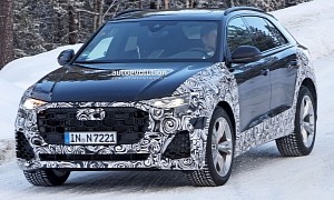 Facelifted Audi Q8 Looks Very Business-y in Black