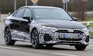 Facelifted Audi S3 Spied With Smaller Grille, Maybe BMW Can Learn a Thing or Two From It
