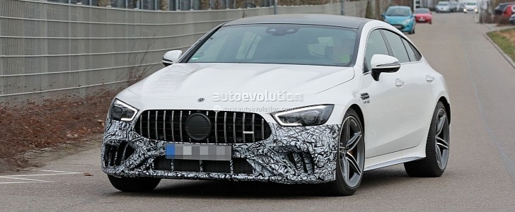 Facelifted Mercedes Amg Gt Four Door Coupe Looks Even More Snake Like Autoevolution
