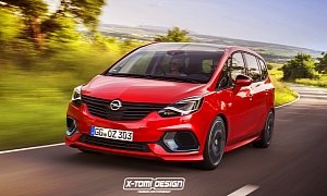 Facelifted Opel Zafira Would Look Good With OPC Body Kit