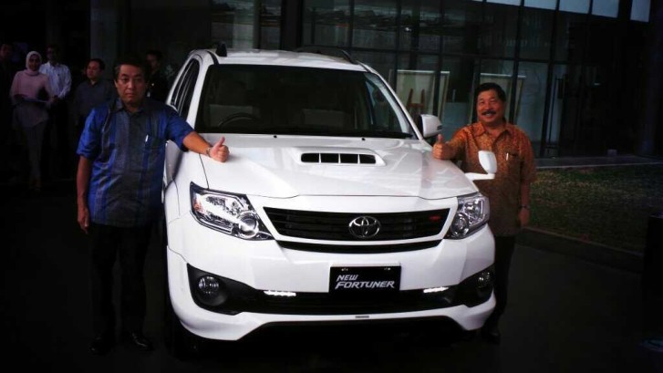 Facelifted Toyota Fortuner 